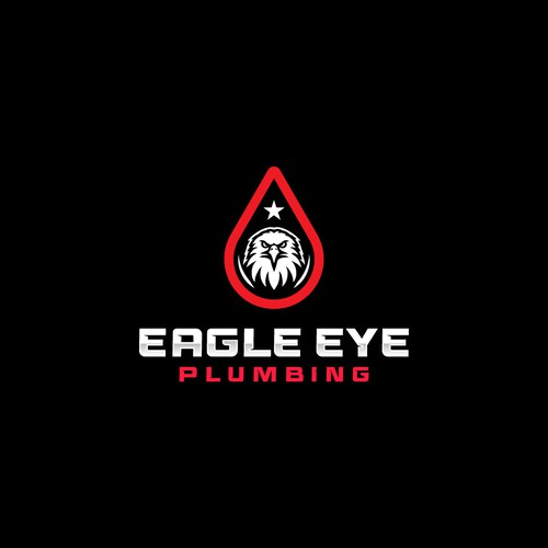 Eye catching and very marketable logo for plumbing company. The company name is Eagle Eye Plumbing Design by JakirVector