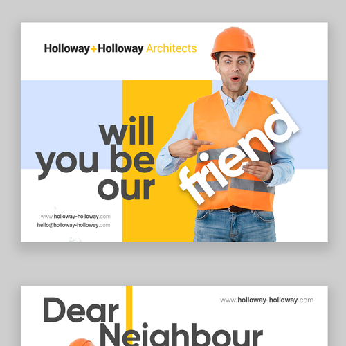 Fun flyer for couple run architecture studio Design by SUBHADIP BISWAS