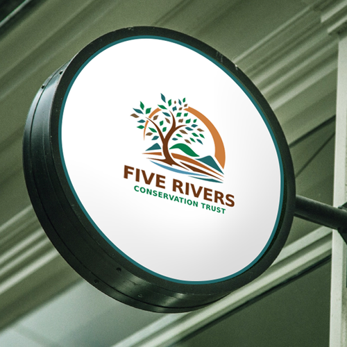 Inspiring logo for land conservation org – save farms and forests, protect clean water, and connect people to nature! Diseño de swgt