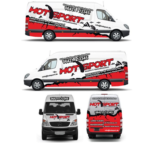 Activating Design For Transporter Of Paragliding And Wakeboarding School Needed Car Truck Or Van Wrap Contest 99designs
