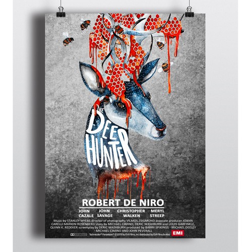 Create your own ‘80s-inspired movie poster! Diseño de bivainis