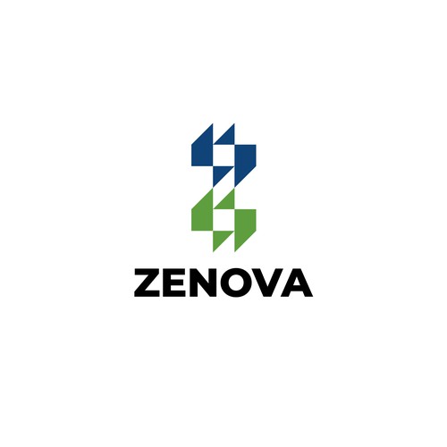 Zenova Logo: Revolutionary suite of health and wellness mobile apps Design by Fierda Designs