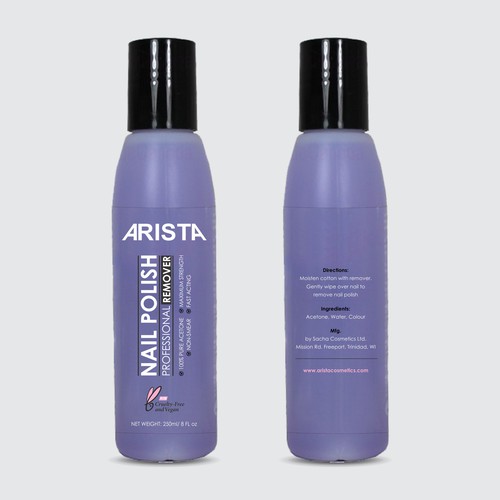 Arista Nail Polish Remover Design by Aarif Sumra