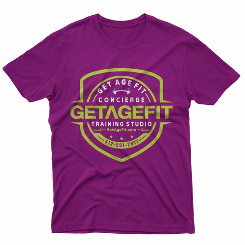 Create Bold, Dynamic Design for Get Age Fit Concierge Studio Apparel Réalisé par -Diamond Head-