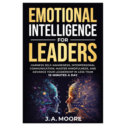 Need an Emotional Intelligence for leaders book cover. Design by Unboxing Studio