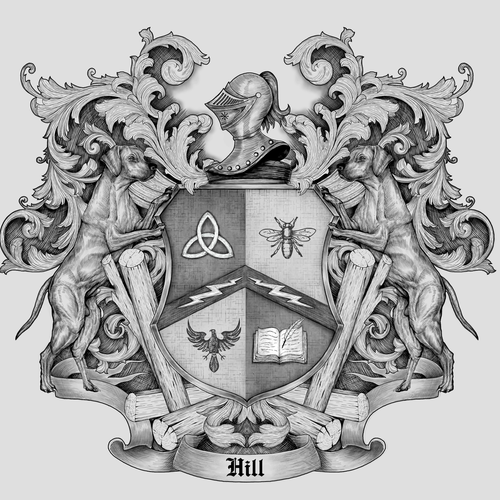 Family Crest Tattoo Design Design von Jezzus