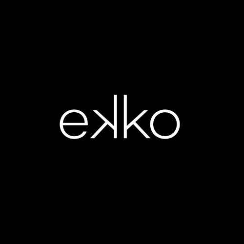 SIMPLE LOGO - ekko Letters then dm after Design by ChioP