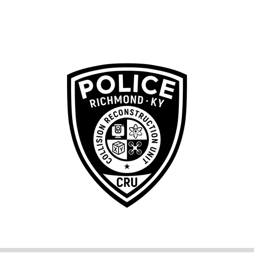 Police Department - Collision Reconstruction Shoulder Patch Design von MicheAngeline