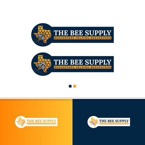 New Texas Bee Supply Logo Design by StudioJack