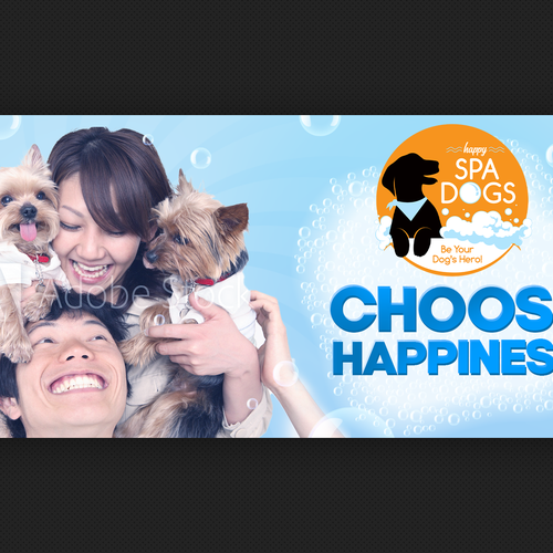 Choose Happiness Banner Design Design by Design RS
