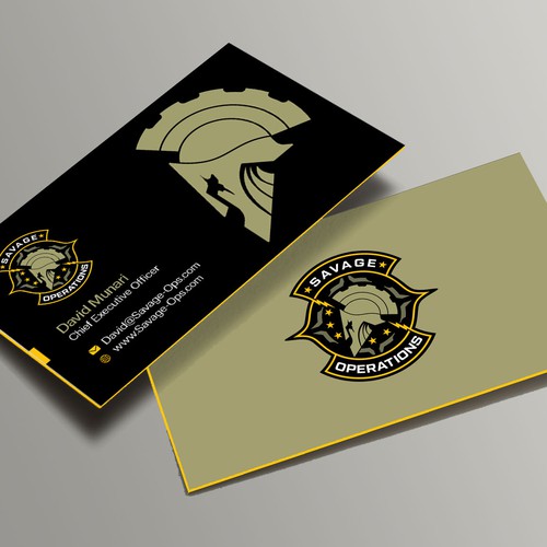 Business Card & Letterhead for Armed Security Agency Design by Xclusive16