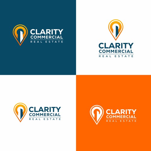 Logo + Brand Guide for Clarity Commercial Real Estate Design by Brain.co