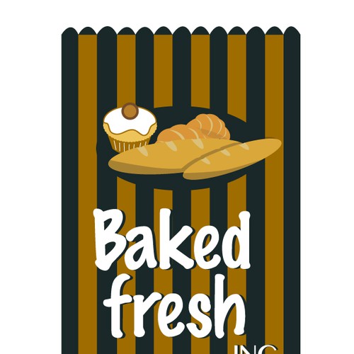 logo for Baked Fresh, Inc. デザイン by Nacahimo7