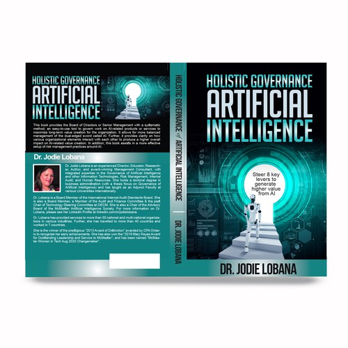 Man and Machine interaction - Book cover needed for Governance of Artificial Intelligence Design von anisha umělec