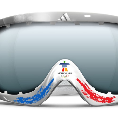 Design adidas goggles for Winter Olympics Design by More Sky