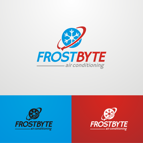 logo for Frostbyte air conditioning デザイン by Alene.