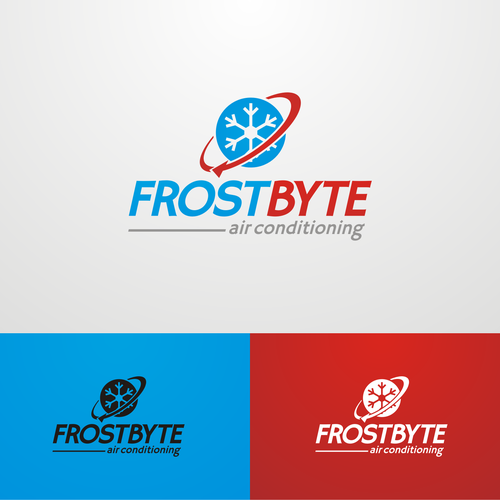 logo for Frostbyte air conditioning Design by Alene.