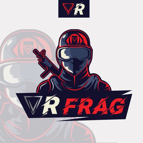 VR shooter played at large space VR arcades is looking for a logo. Réalisé par BAHAA FIKRY