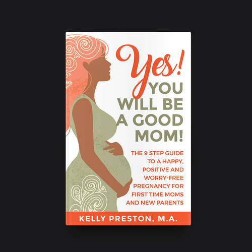 Design an ebook cover to reflect the beauty of pregnancy, and get rid of the new mom's fears. Design by romy