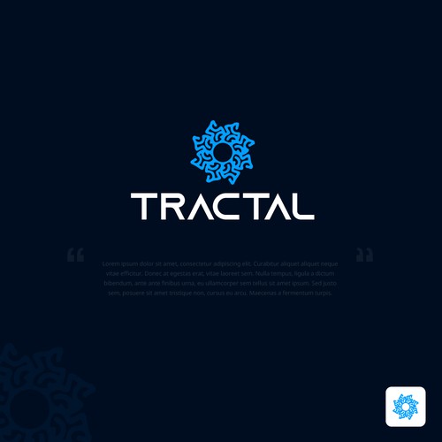 Tractal Logo and Branding Design by Ashok Patel ❇️