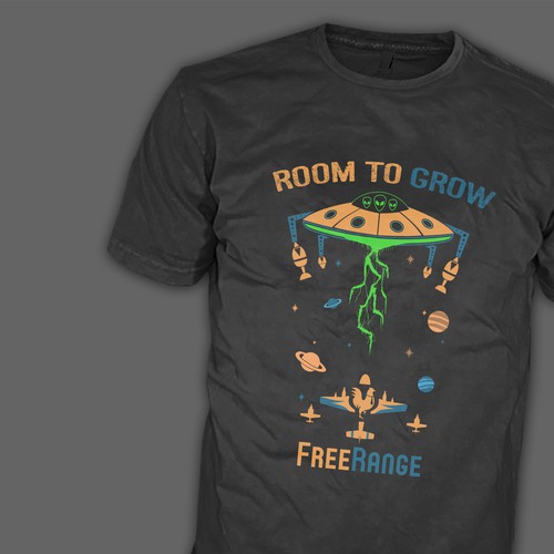 Design a Fun Visually Captivating and Creative T-shirt design for an awesome company!! Design by RetroGenetics