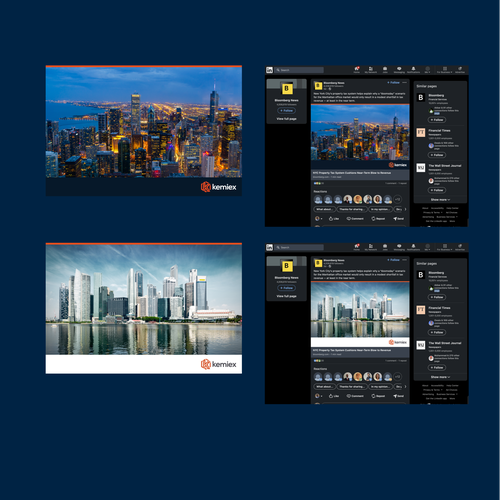 Designs | Template designs for Linkedin - Kemiex | Other design contest