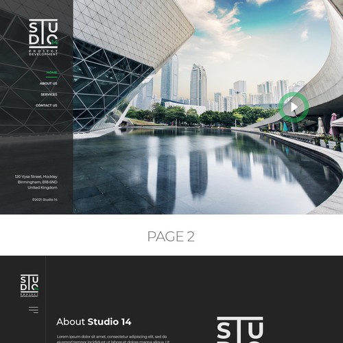 Designs | Studio 14 | Web page design contest