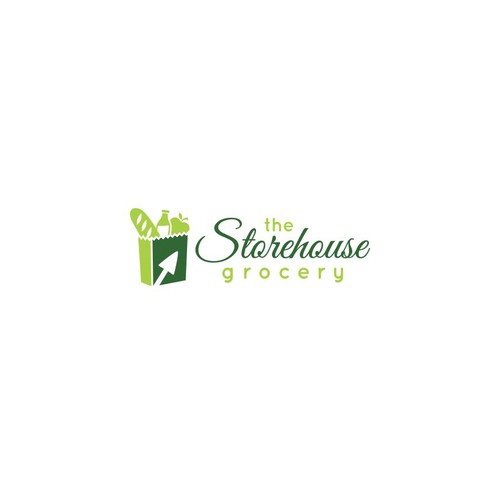 the Storehouse Grocery logo Design by Yulia Hudson