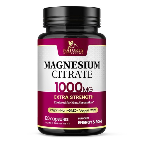 Premium Magnesium Citrate Design needed for Nature's Nutrition Design by Davi Giolo ★