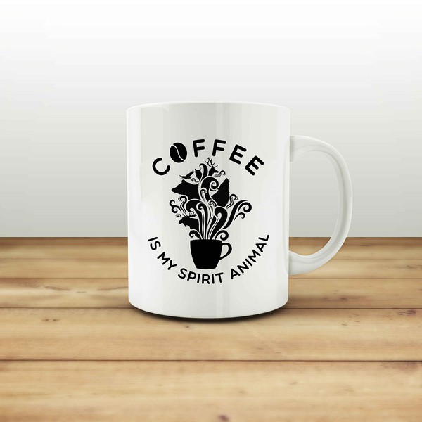Design by Leonardo T. titled "Illustration Mug Mockup"