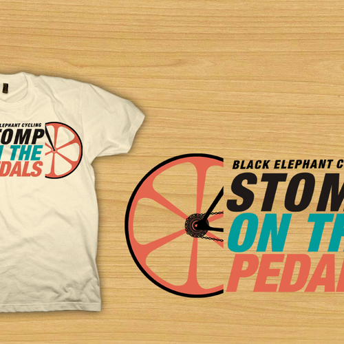 Create the next t-shirt design for Black Elephant Cycling Ontwerp door Pulung Sajiwo