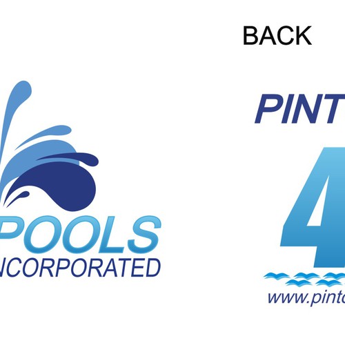 NEW Tshirt Design for swimming pool company Design by greenGoblin