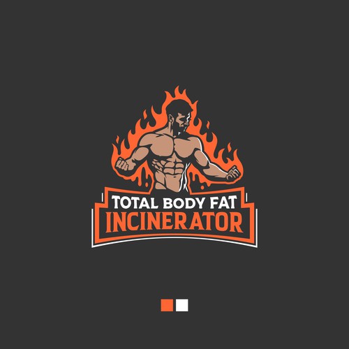 Design a custom logo to represent the state of Total Body Fat Incineration. Réalisé par Konyil.Iwel