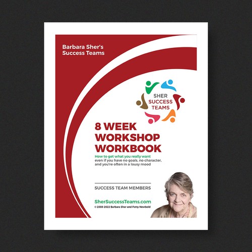 Workbook front cover for adults with big dreams - make me smile Design by Xnine