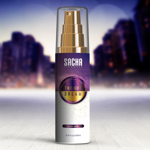 Sacha Body Mist-ontwerp door zzzArt