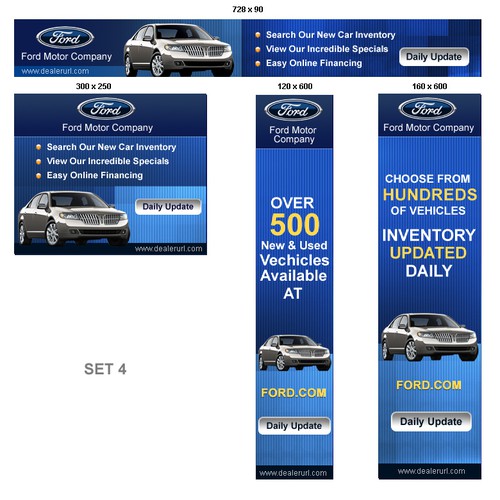Set of Three Layered Banner Template Groups Design by codingstyle