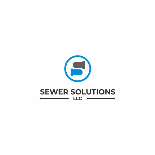 Sewer Contractor Logo Design by Qolbu99
