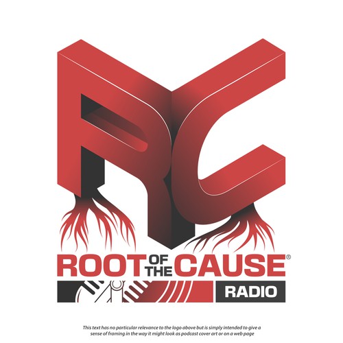 Podcast logo that pops for interview-based biohacking and wellness show Design by Classgraphics11