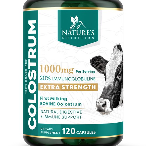 Powerful, Colostrum Design Needed for Nature's Nutrition Design by Encephalon™