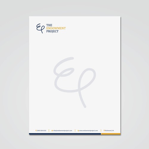 Clean, simple note design, The Endowment Project Design by Tcmenk