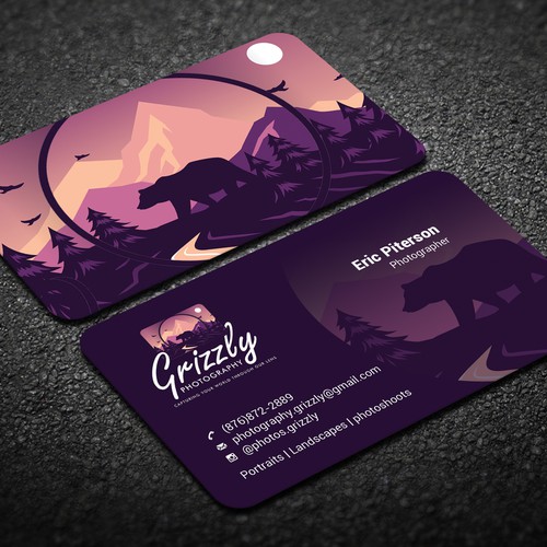 Unique business card design for Photography Business Réalisé par CurveSky™ ☑️