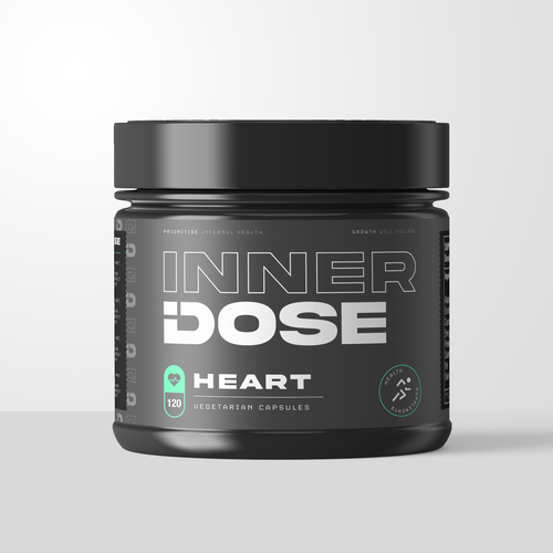 Minimal supplement bottle label design for male elite athletes Design by Mousers