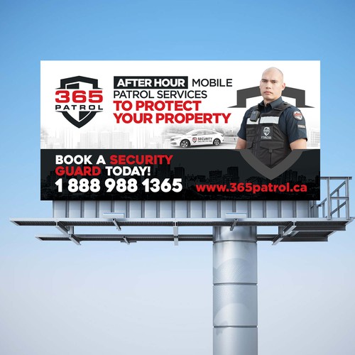I need a billboard design for a Security Guard Company Design by STMRM
