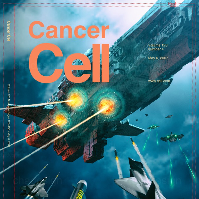 cover-design-for-a-scientific-journal-in-cancer-reserach-magazine