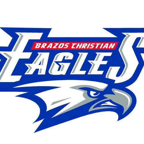 Design an orignal EAGLE mascot for Brazos Christian School Design by fs42158