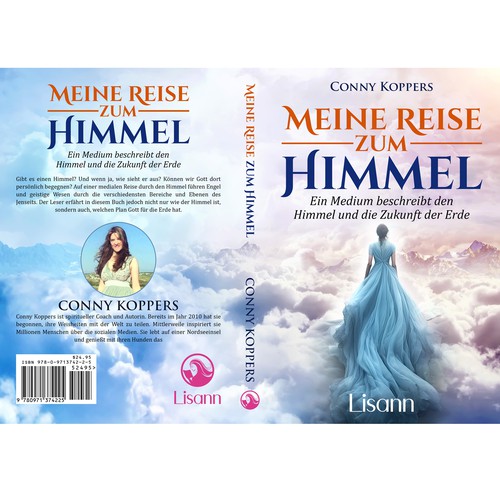 Cover for spiritual book My Journey to Heaven Design by Bigpoints