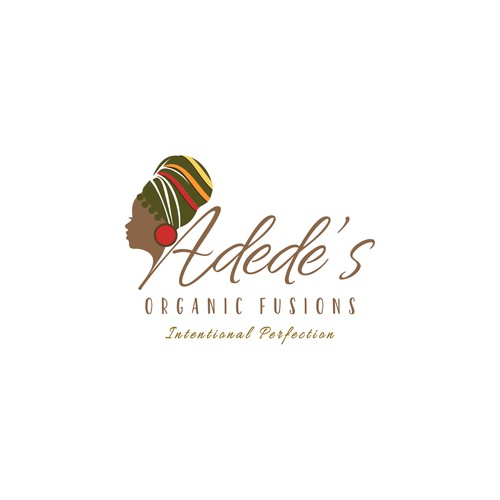 Vibrant African themed logo for an organic skin care company Design by GinaLó