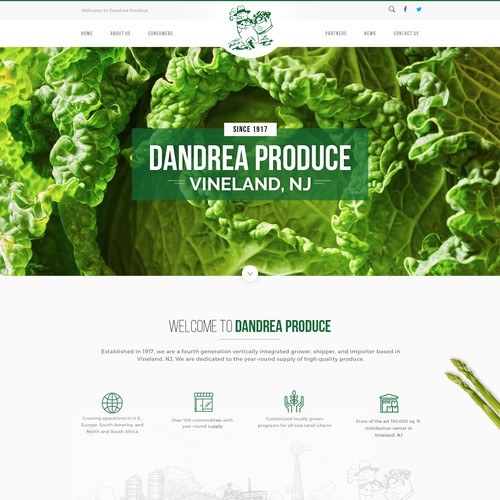 101 year old produce company needs a website to go another 100 Diseño de KashiArts