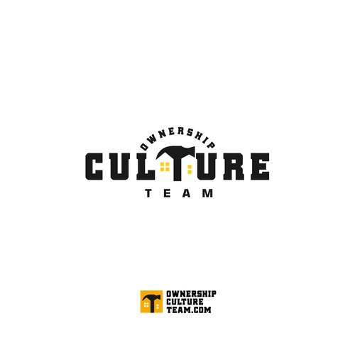 Clean logo for a construction company Design by Marcos!