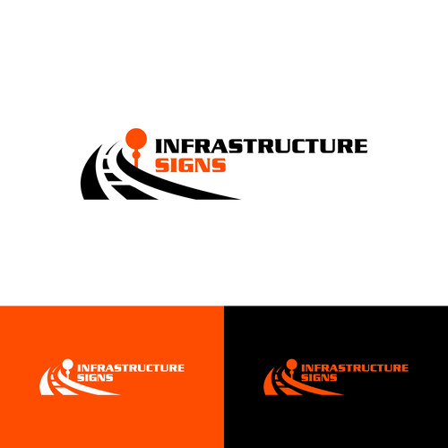 Infrastructure Signs | Construction/Sign Company Design by Qinzi Std